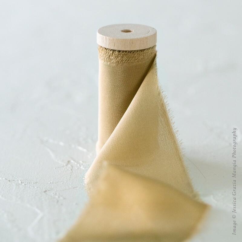 Bronze | Luxe Silk Ribbon | 100% Silk