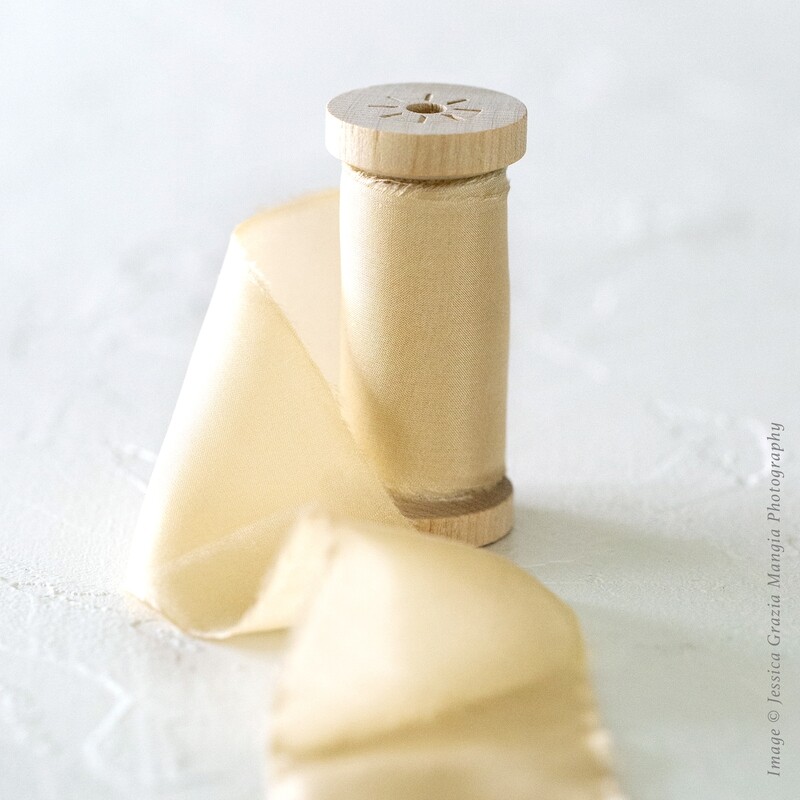 Gold | Classic Silk Ribbon | 100% Silk