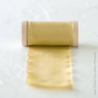 Honey Comb | Luxe Silk Ribbon | 100% Silk