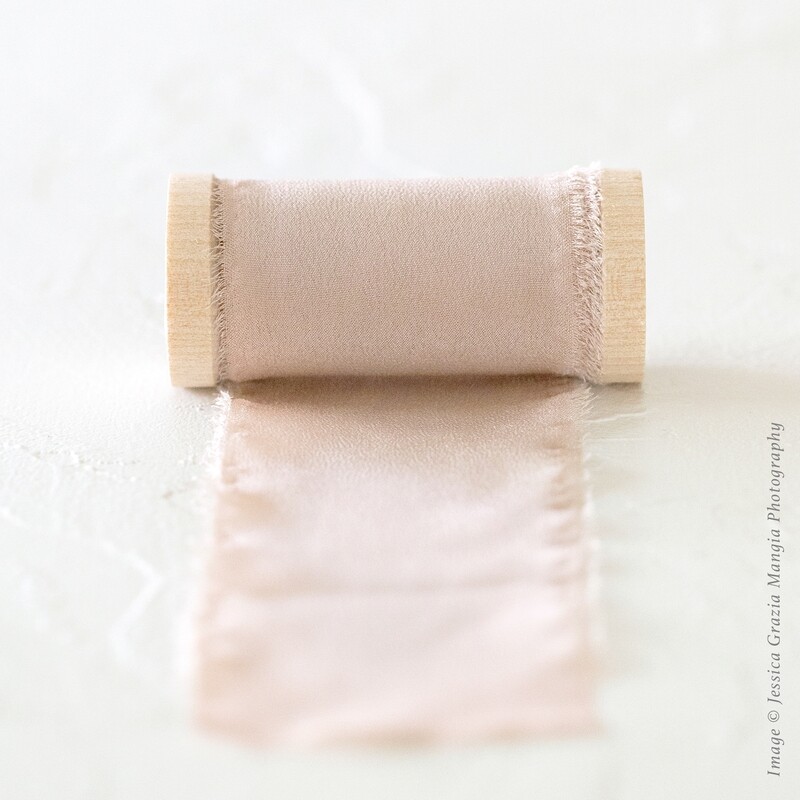 Blush | Luxe Silk Ribbon | 100% Silk