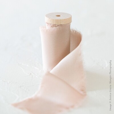 Blush | Luxe Silk Ribbon | 100% Silk