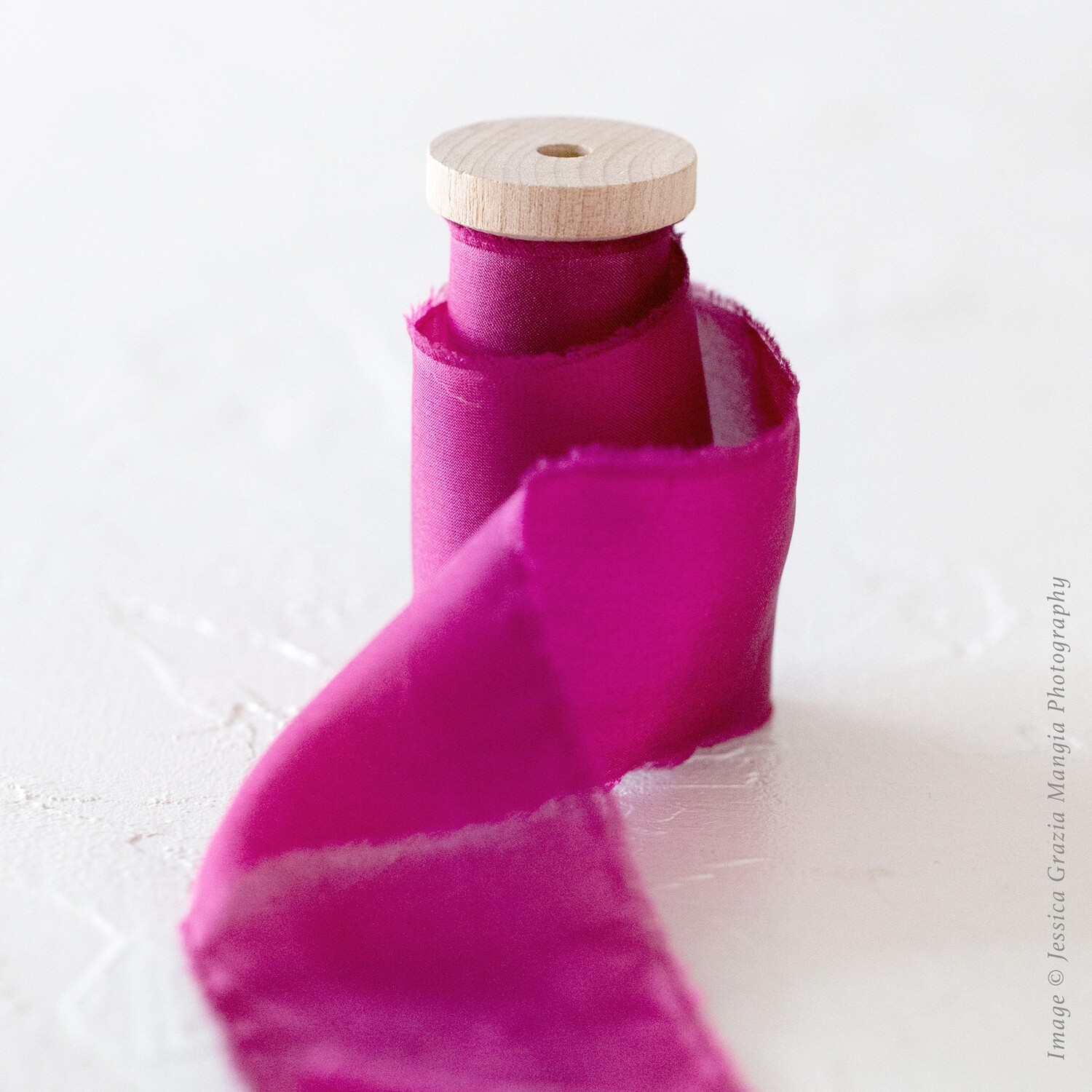 Berry Beautiful Fuchsia | Classic Silk Ribbon | 100% Silk
