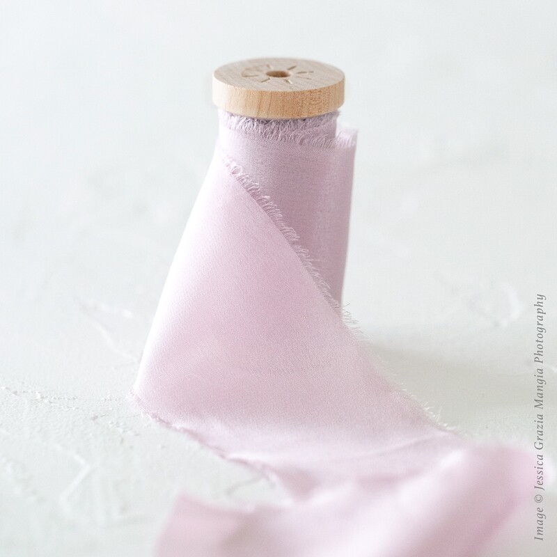 Pink Lilac | Luxe Silk Ribbon | 100% Silk