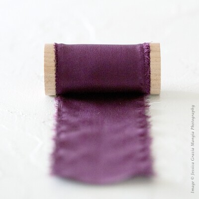 Sangria | Luxe Silk Ribbon | 100% Silk
