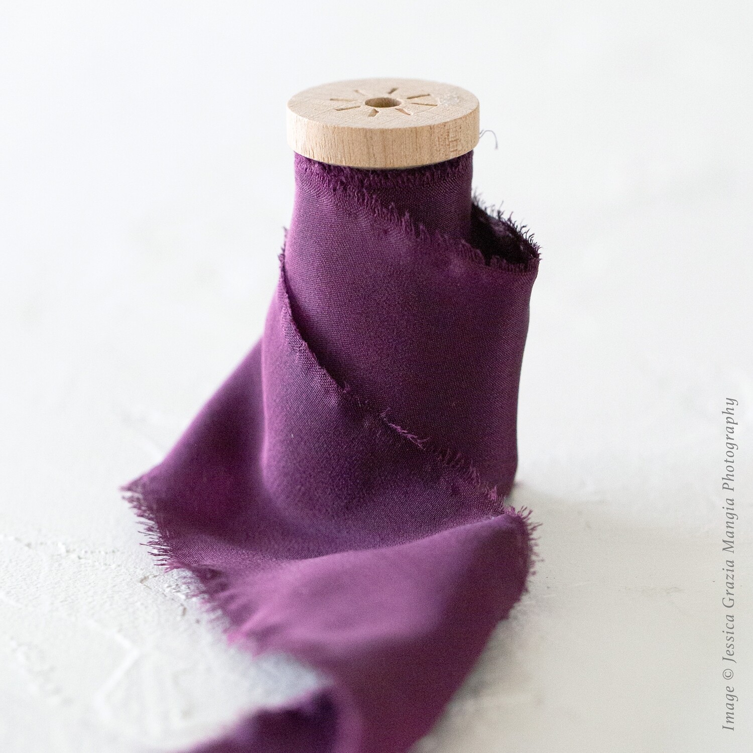 Sangria | Luxe Silk Ribbon | 100% Silk