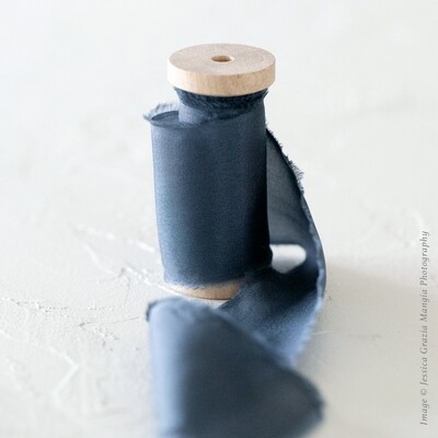Blueberry | Classic Silk Ribbon | 100% Silk