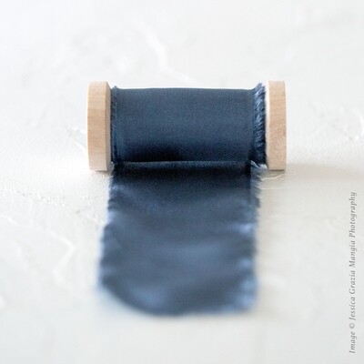Blueberry | Classic Silk Ribbon | 100% Silk