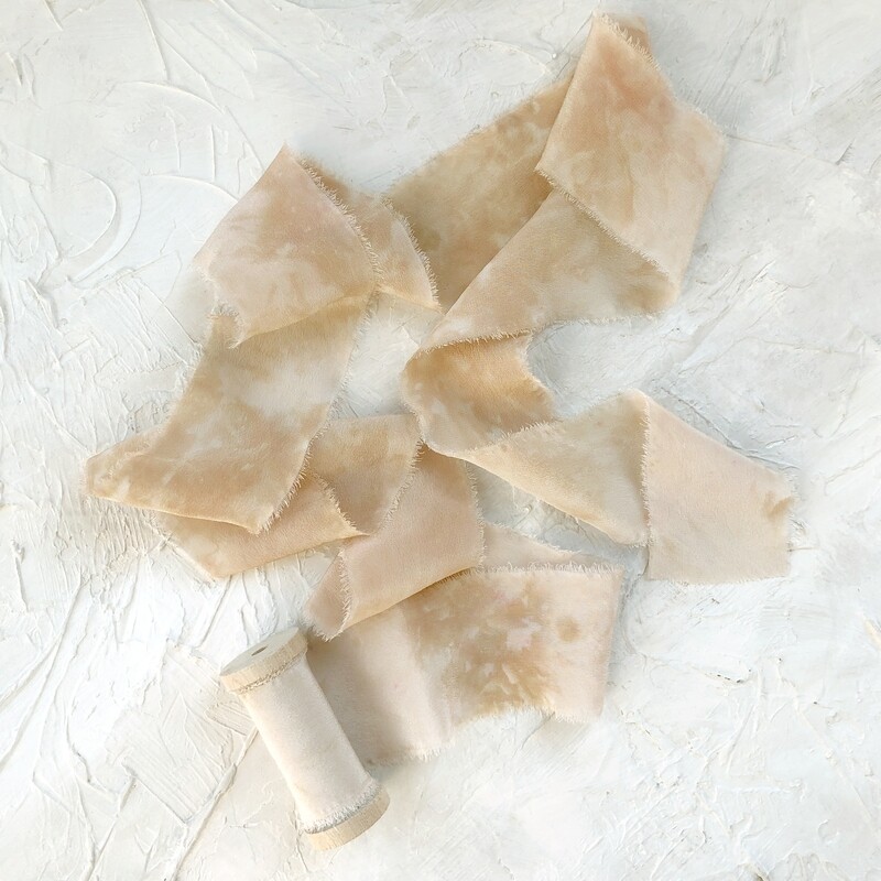Sand Dune | Artist Series Luxe Silk Ribbon | 100% Silk