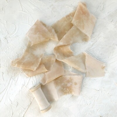 Sand Dune | Artist Series Luxe Silk Ribbon | 100% Silk