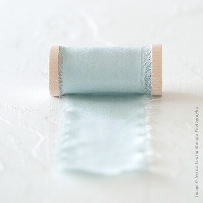 Sea Glass | Luxe Silk Ribbon | 100% Silk