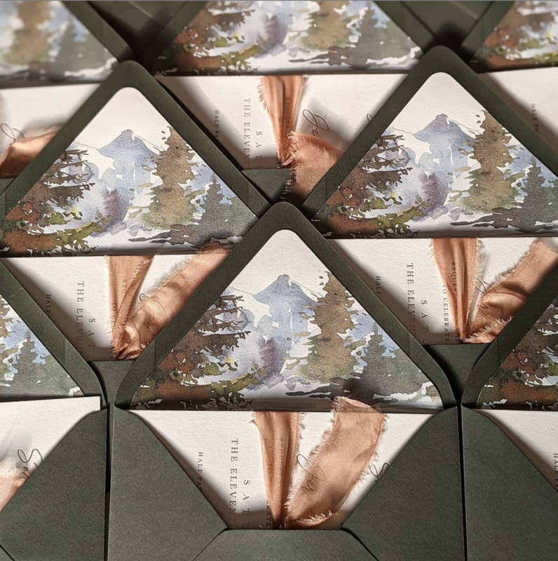 Pre-Cut My Ribbon | Invitation Silk ribbon add on