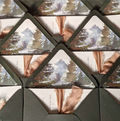 Pre-Cut My Ribbon | Invitation Silk ribbon add on