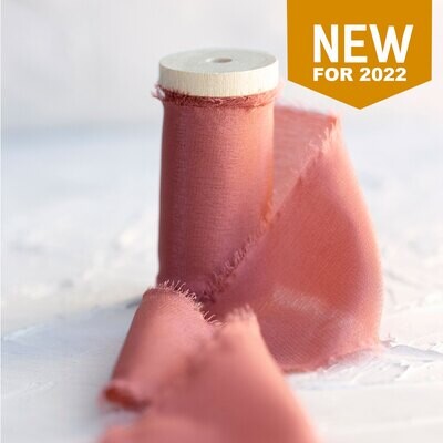 NEW FOR SPRING 2022 | Desert Bloom | Luxe Silk Ribbon | 100% Silk