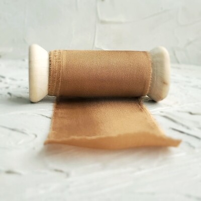 Autumn Copper | Classic Silk Ribbon | 100% Silk