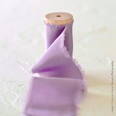 Lavender | Luxe Silk Ribbon | 100% Silk