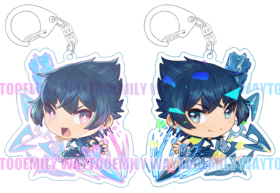 FFXV - Noctis Double-sided Holo Charm