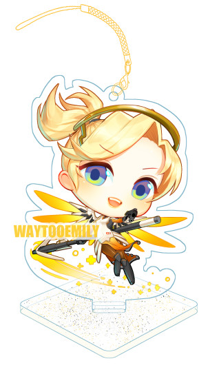 OVERWATCH - Mercy Charm/Stand