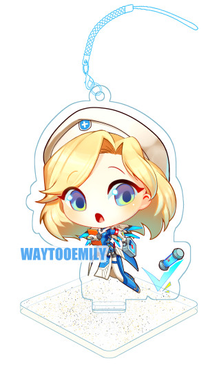 OVERWATCH - Combat Medic Ziegler Charm/Stand