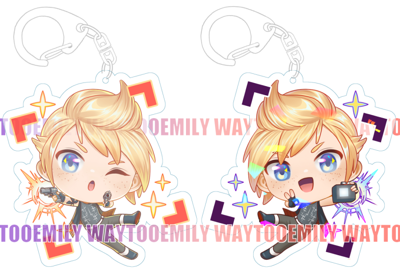 FFXV - Prompto Double-sided Holo Charm [LOW STOCK]