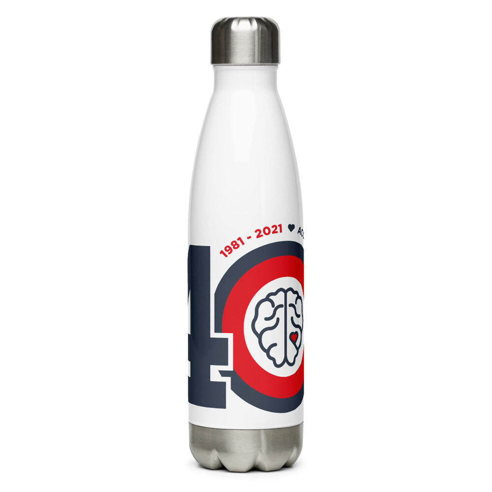 40th Anniversary Stainless Steel Water Bottle