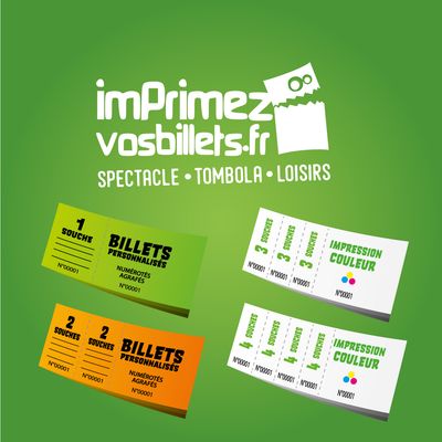BILLET IMPRESSION COULEUR