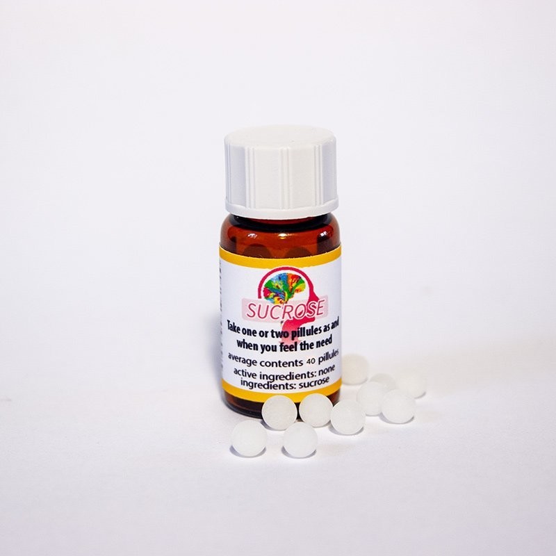 40 spherical sucrose pillules