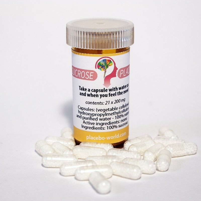 21 x 200mg vegetarian capsules containing SUCROSE granules