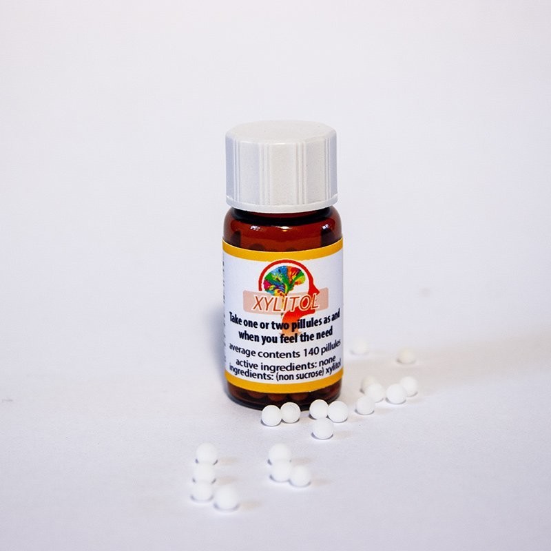 140 xylitol spherical pillules 2mm diameter