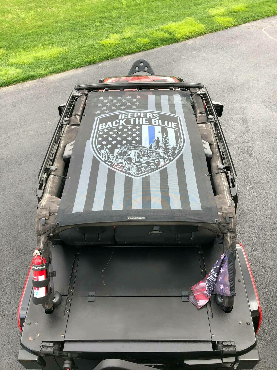Jeepers Back the Blue SPIDERWEBSHADE Store Jeepers Back the Blue