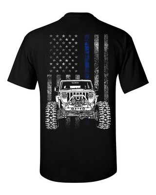 Thin Blue Line T-Shirt | Black