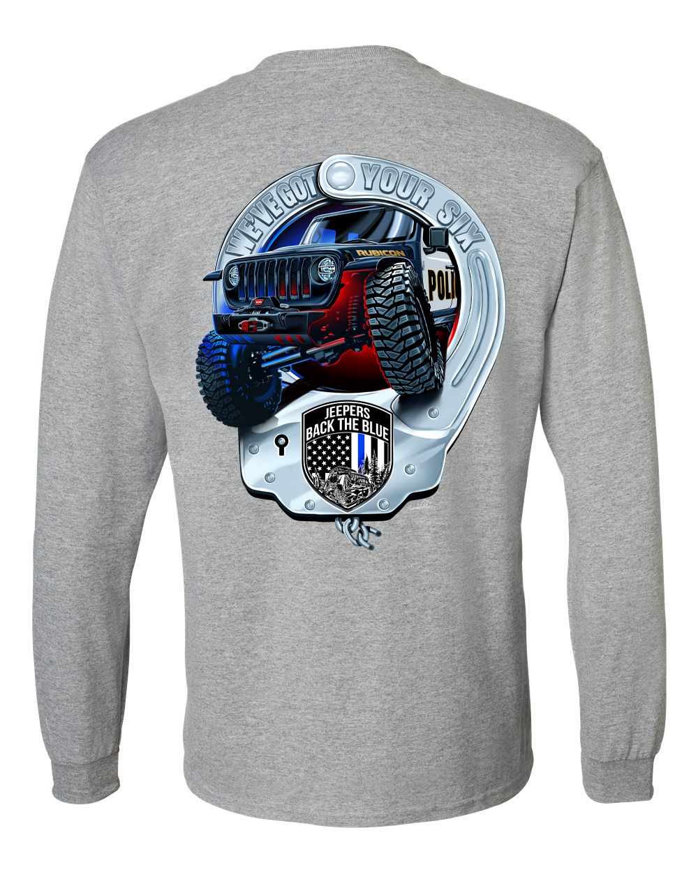 Handcuff Long Sleeve T-Shirt | Sport Gray
