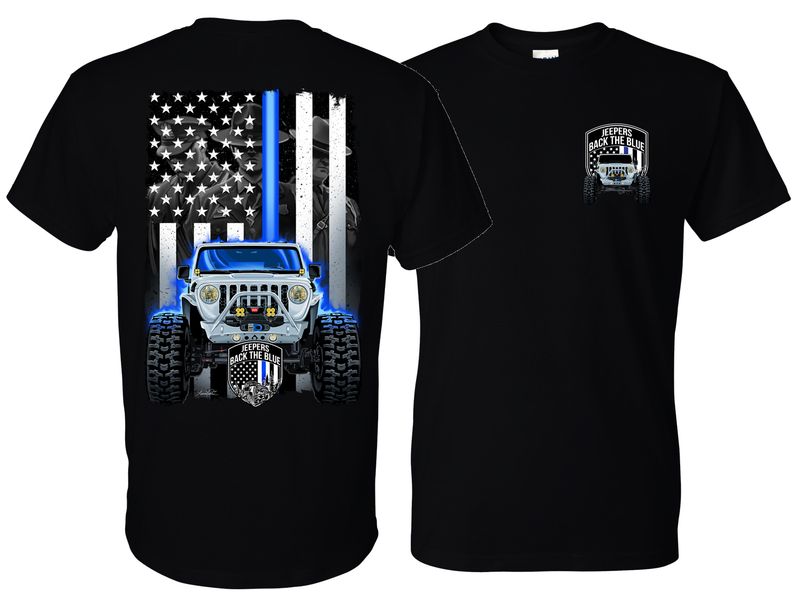 Thin Blue Line T-Shirt | Black