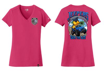 Beach Duck Women's V-Neck | Pink