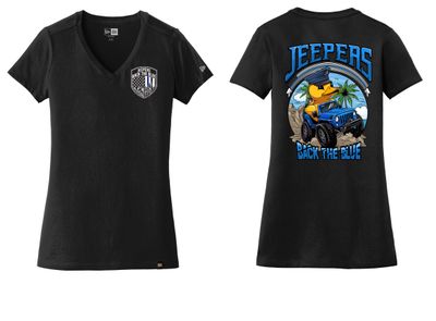 Beach Duck Women's V-Neck | Black