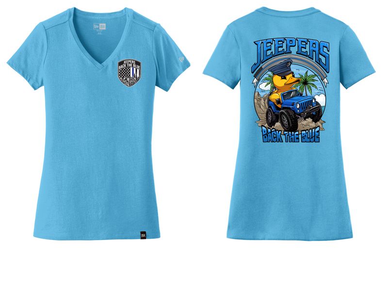 Beach Duck Women's V-Neck | Sky Blue