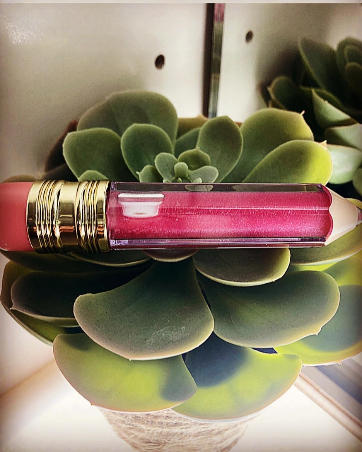 Strawberry drizzle lip glaze