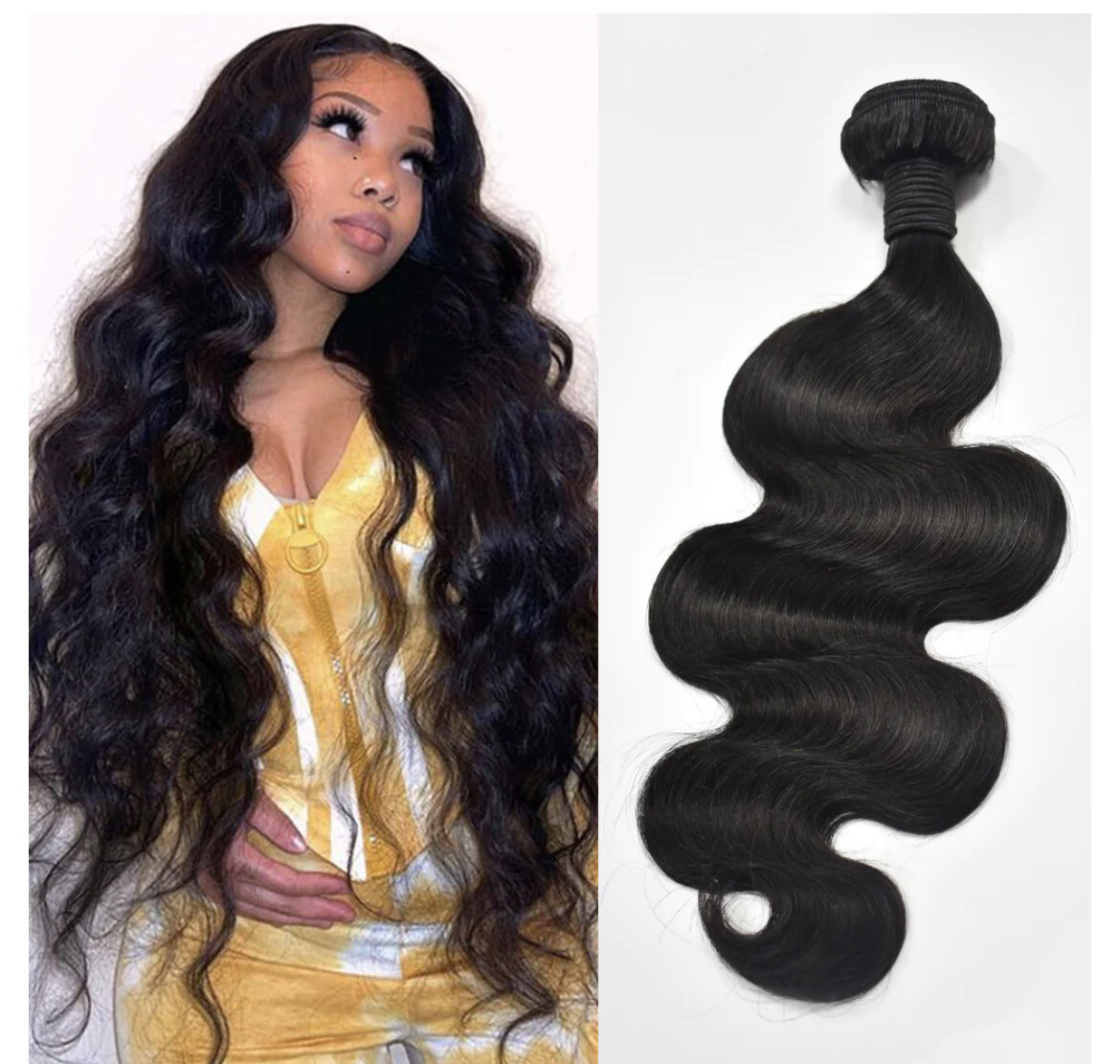 Virgin Brazilian Body Wave 22” 24” 26” (3 Bundles)