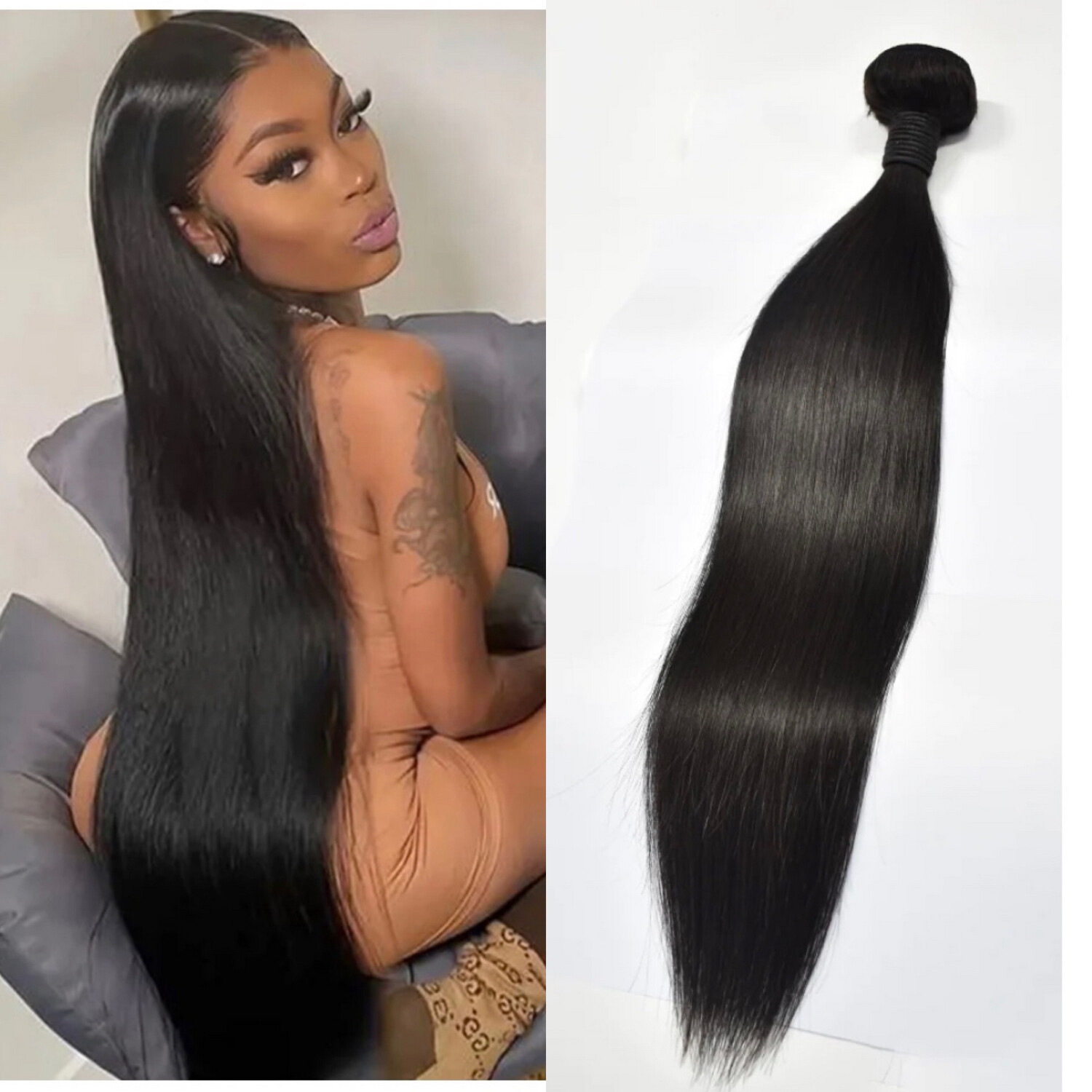 Virgin Brazilian Straight 20” 20” 20” (3 Bundles)