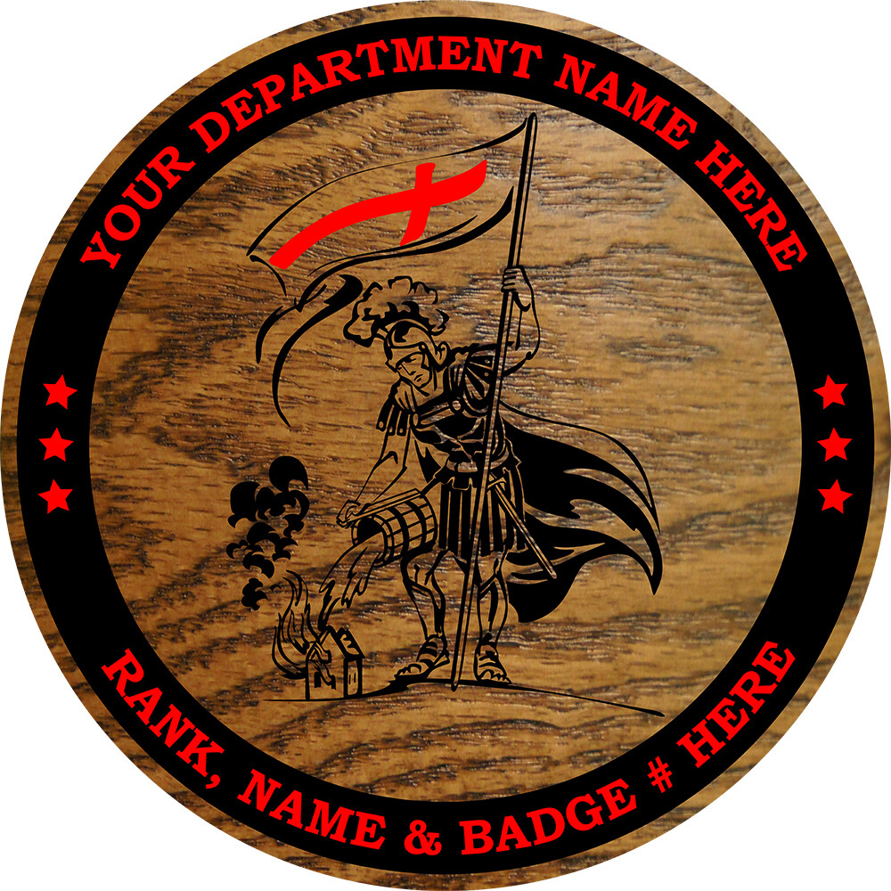 Barrel Head - St. Florian 24&quot; Barrel Head
