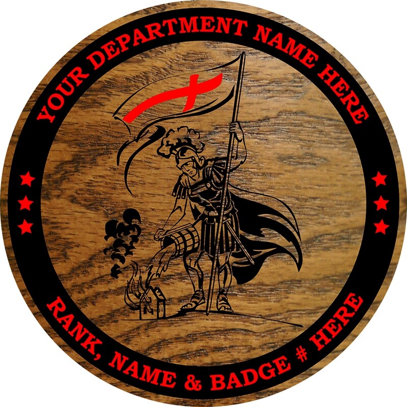 Barrel Head - St. Florian 24&quot; Barrel Head