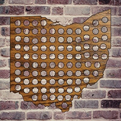 Bottle Cap Maps