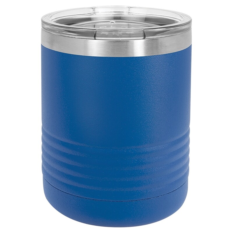 Beverage Tumblers - 10oz  Royal Blue Beverage Tumbler with Lid