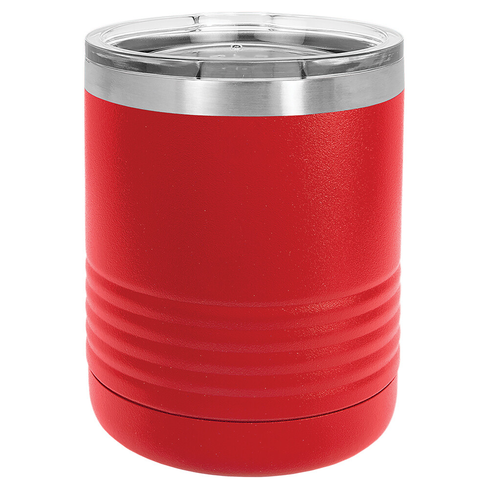 Beverage Tumblers - 10oz  Red Beverage Tumbler with Lid
