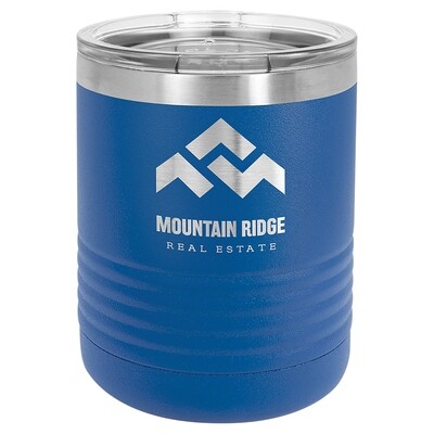 Beverage Tumblers - 10oz  Royal Blue Beverage Tumbler with Lid