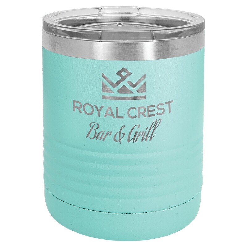 Beverage Tumblers - 10oz  Teal Beverage Tumbler with Lid
