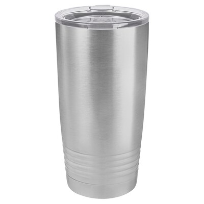 Beverage Tumblers - 20oz  Stainless Steel Tumbler with Lid