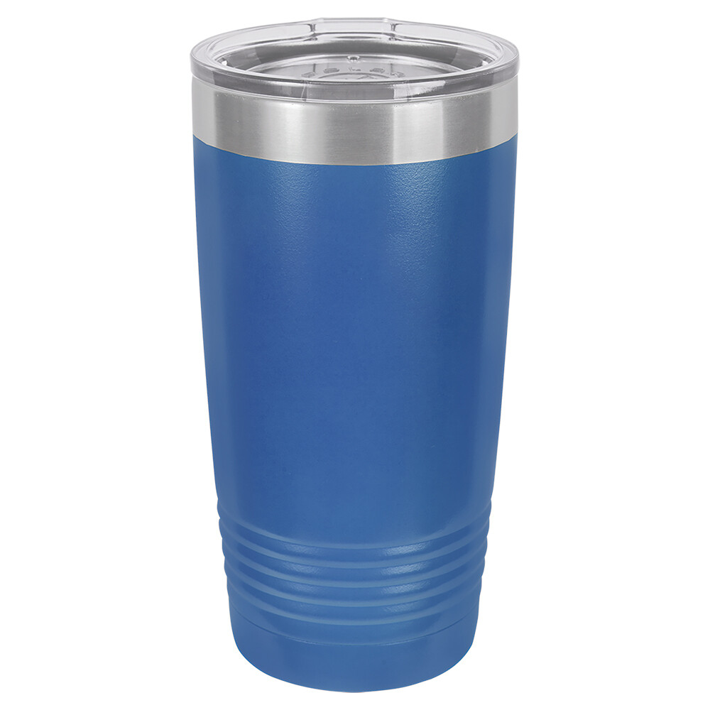 Beverage Tumblers - 20oz  Royal BlueTumbler with Lid