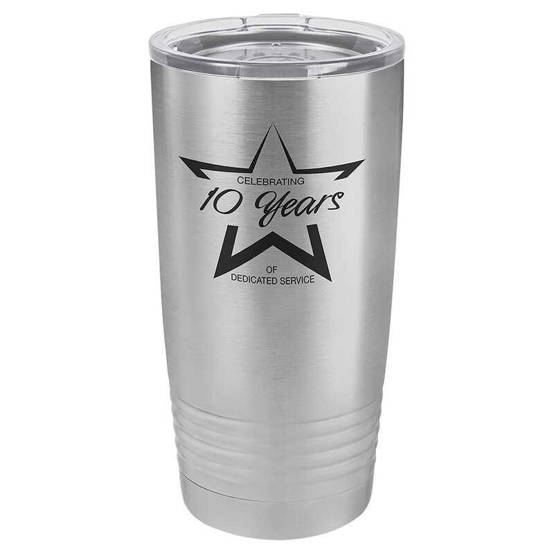 Beverage Tumblers - 20oz  Stainless Steel Tumbler with Lid