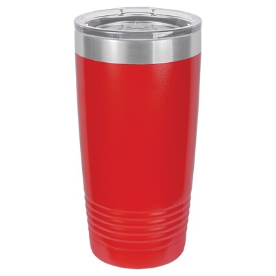 Beverage Tumblers - 20oz  Red Tumbler with Lid