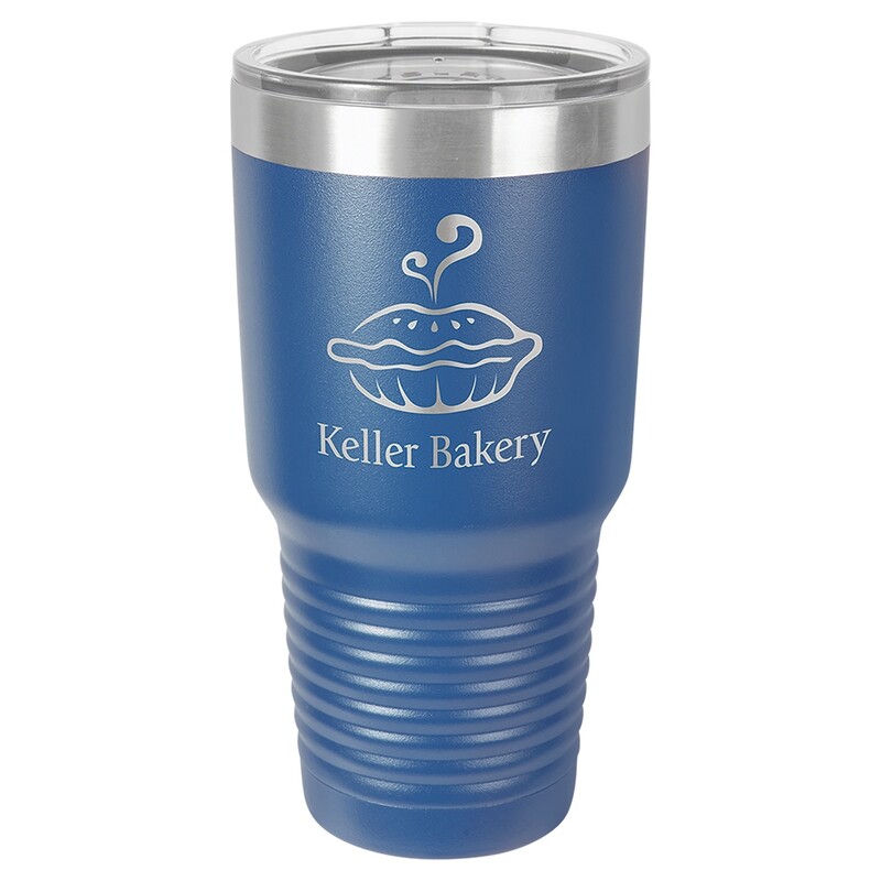 Beverage Tumblers - 30oz  Royal Blue Tumbler with Lid